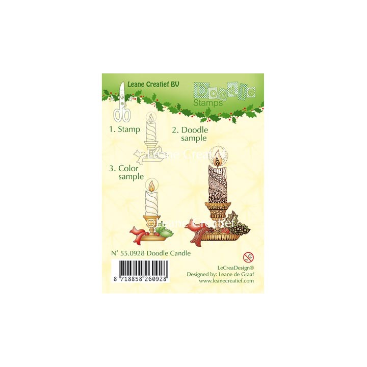 (55.0928)Doodle Stamp - Candle