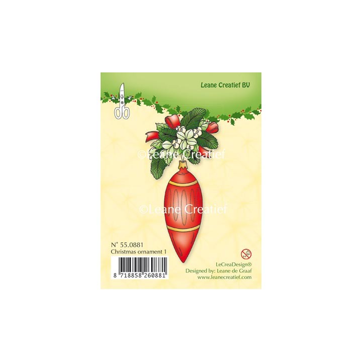 (55.0881)Clear Stamp -  Christmas ornament 1