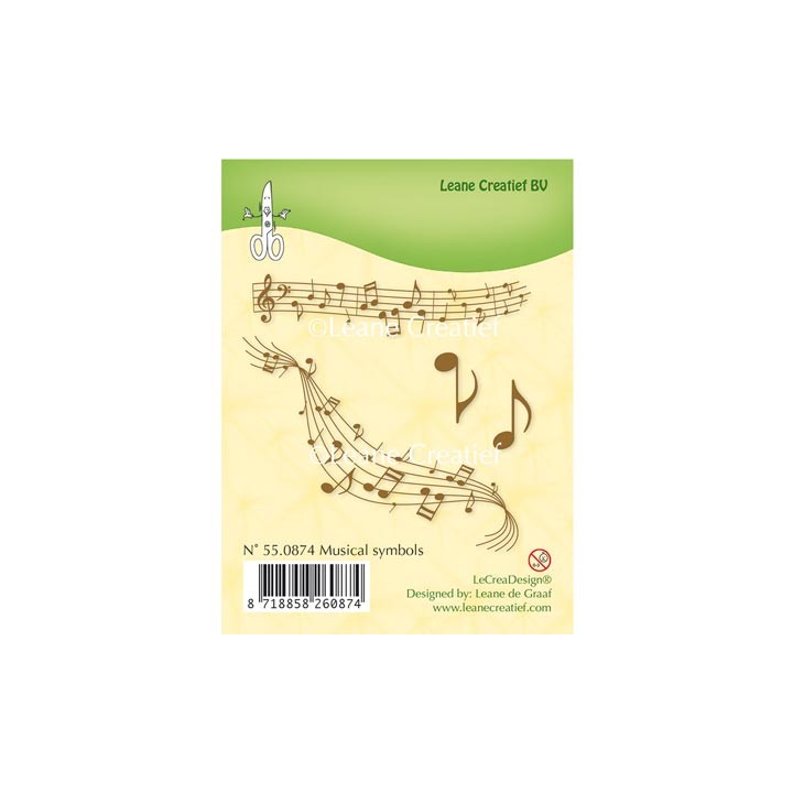 (55.0874)Clear Stamp -  Musical symbols