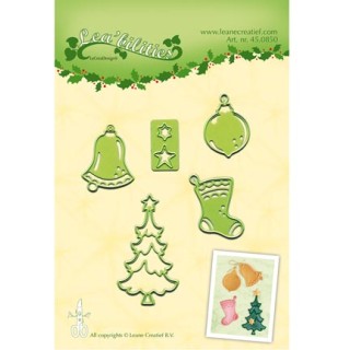 (45.0850)Lea'bilitie mal die Christmas ornaments small