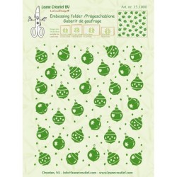 (35.1000)Embossing folder Christmas ornaments