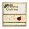 (35.1000)Embossing folder Christmas ornaments