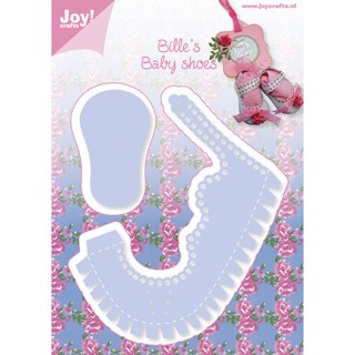 (6002/0270)Cutting & Embossing stencil Baby shoes