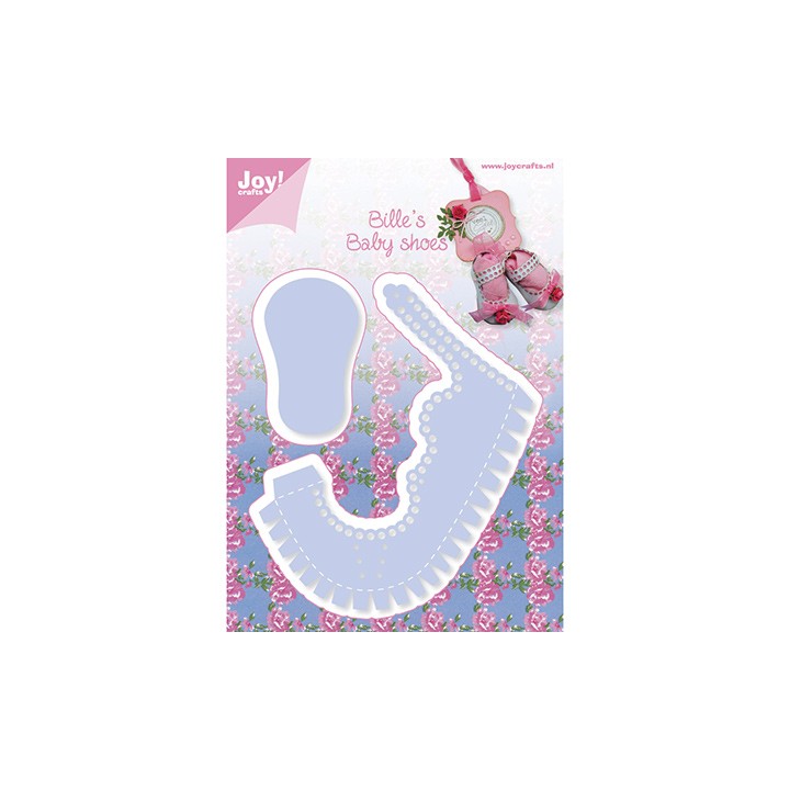 (6002/0270)Cutting & Embossing stencil Baby shoes