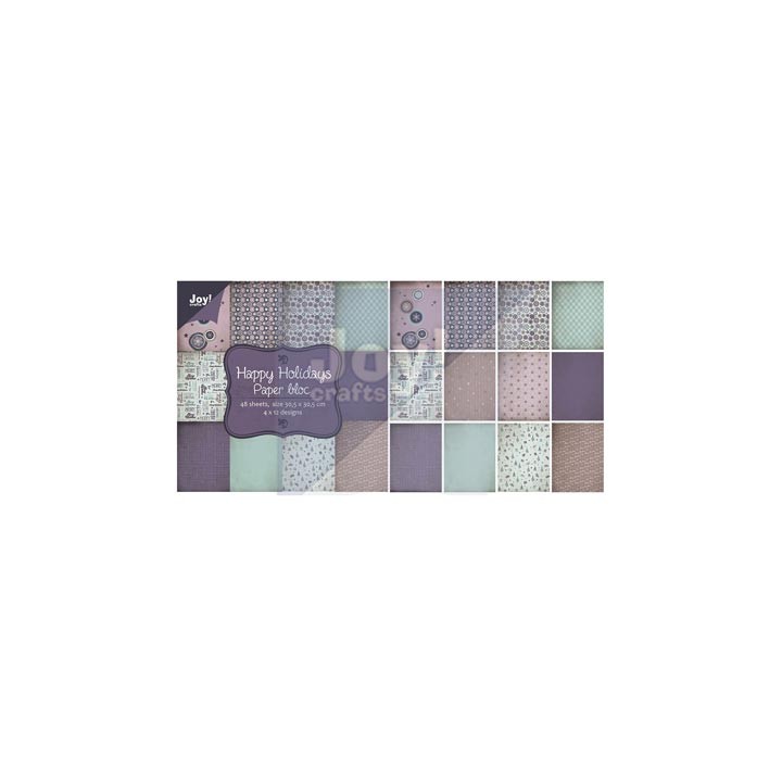 (6011/0703)bloc de papier 30.5 x 30.5cm - Happy Holidays