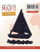 (ADD10029)Die - Amy Design - Maps - Boat