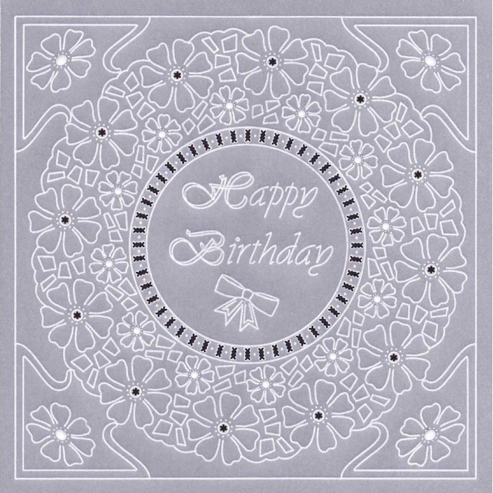 (TP3367E)EasyEmboss Floral Circle