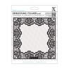 (XCU515908)Xpress embossing folder 15 x 15cm Lace Frame Delicate