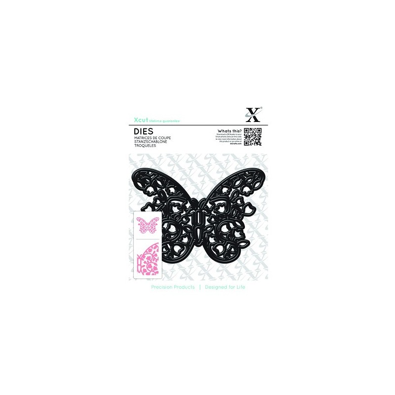 (XCU503218)Die Set (1pcs) - Floral Filigree Butterfly