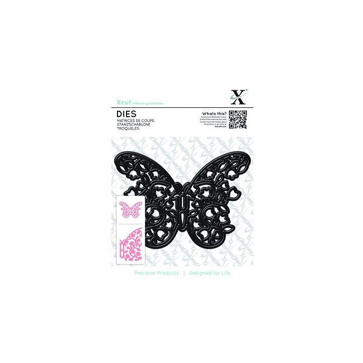 (XCU503218)Die Set (1pcs) - Floral Filigree Butterfly