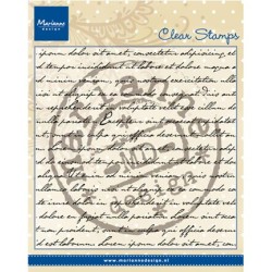 (CS0940)Clear stamp Tekst