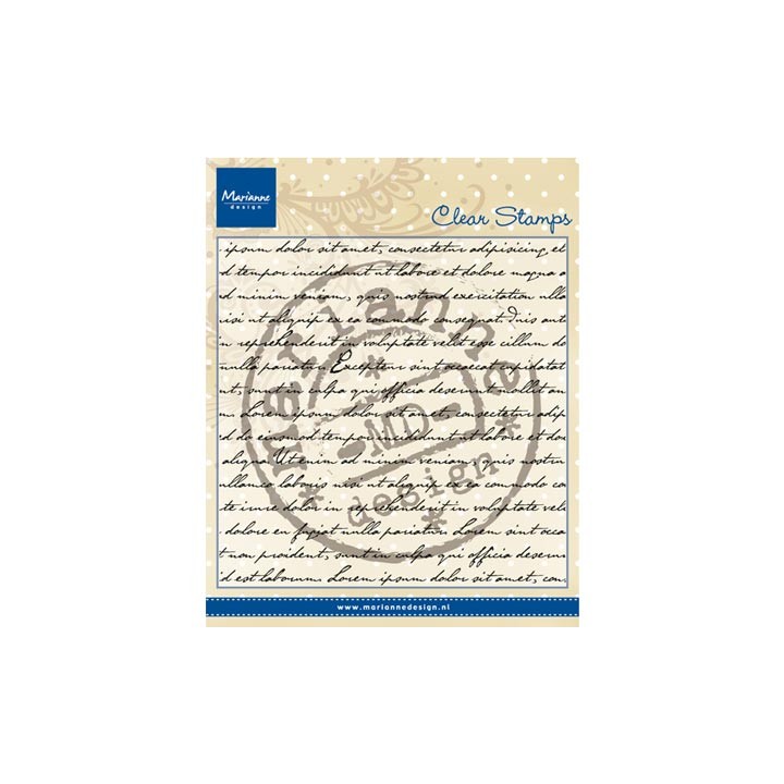 (CS0940)Clear stamp Tekst