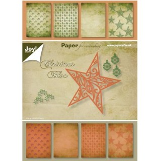 (6011/0076)Papier block 15X21 cm Christmas Bloc