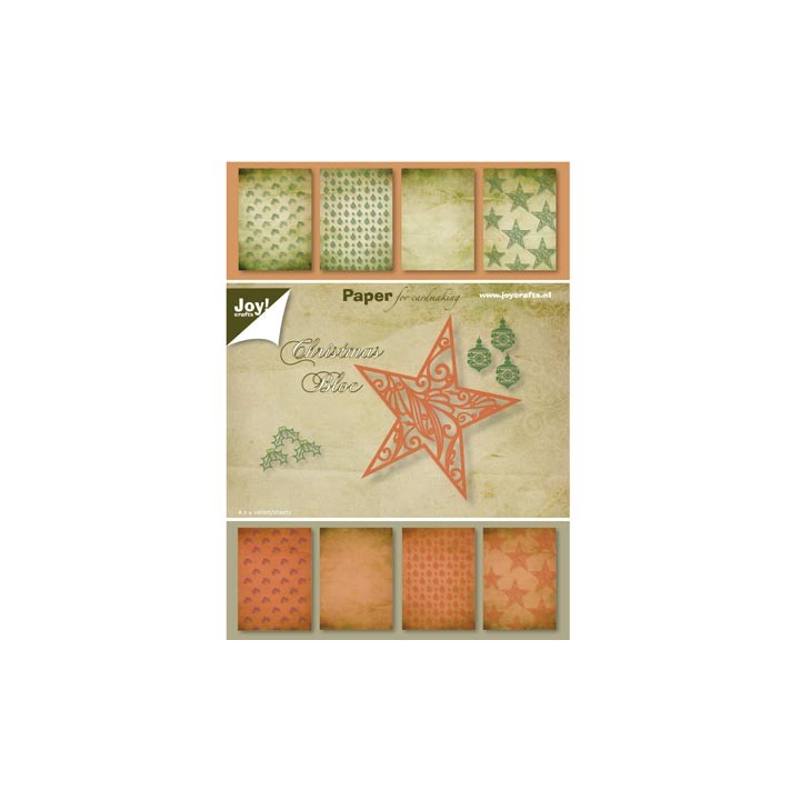 (6011/0076)Papier block 15X21 cm Christmas Bloc