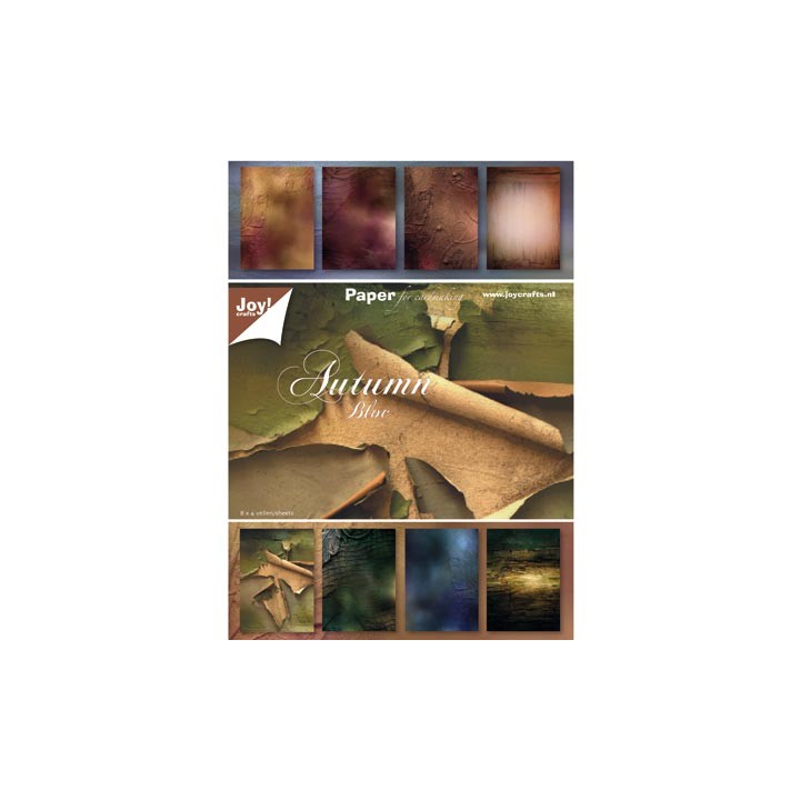 (6011/0083)bloc de papier 15X21 cm Autumn Bloc