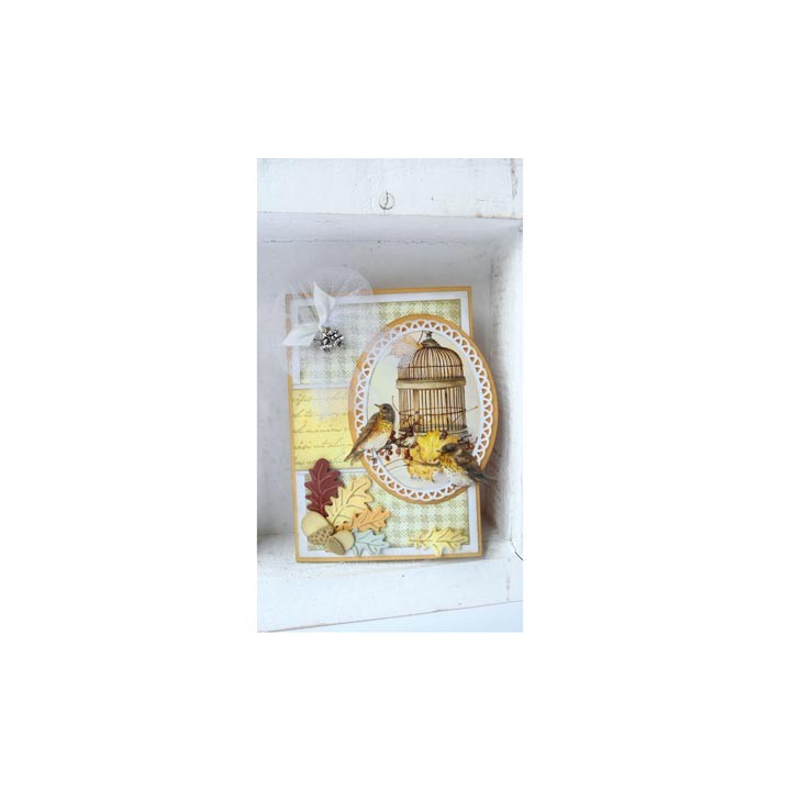 (LR0373)Creatables - Acorn with leaf
