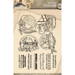 (ADCS10001)Clearstamp - Amy Design - Its a Mans World