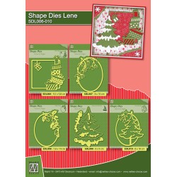 (SDL006)Nellie`s Choice Shape Dies Christmas Gifts frame