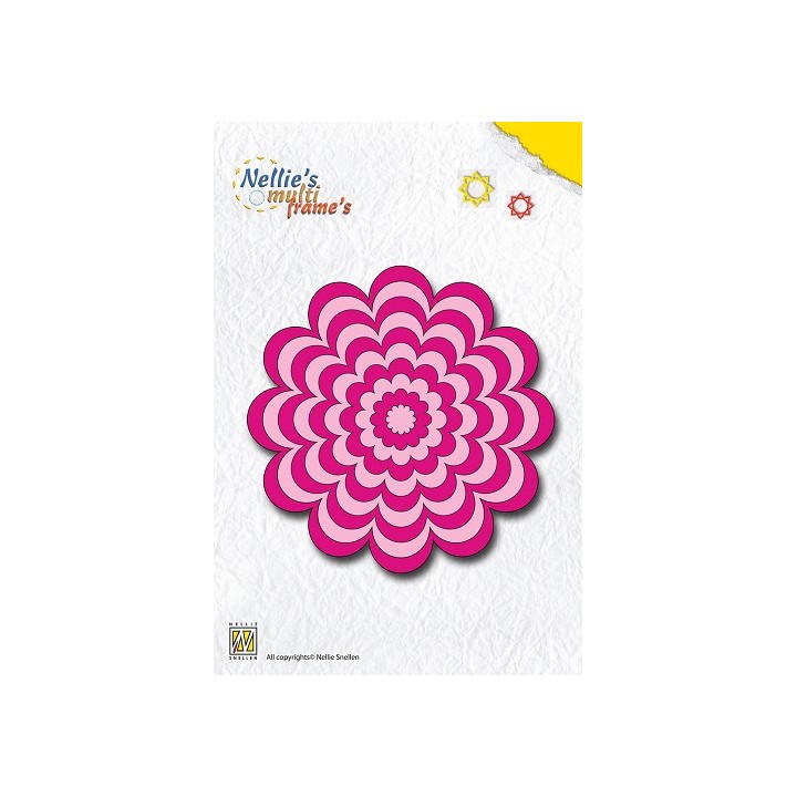 (MFD081)Nellie`s Choice Multi Frame Dies flower-3