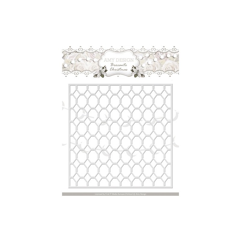 (ADD10031)Die - Amy Design - Brocante Christmas - Wire Frame