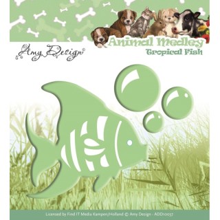 (ADD10037)Die - Amy Design - Animal Medley - Tropical Fish