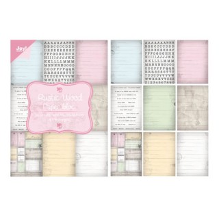 (6011/0085)Papier bloc 15X21 cm Rustic Wood