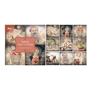 (6011/0058)Papier bloc 10X10 cm Autumn-Paper & Pictures