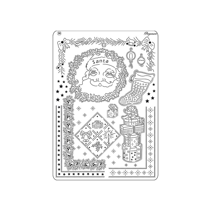 Pergamano Multi grid 30 Victoriaanse kerst (31439)