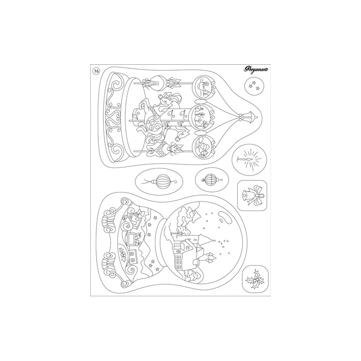 Pergamano Clear stamp Carrousel (41916)