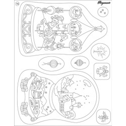 Pergamano Clear stamp Carrousel (41916)