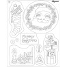 Pergamano Clear stamps Santa Claus & gifts (41917)