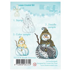 (55.1314)Doodle clear stamp Snowman