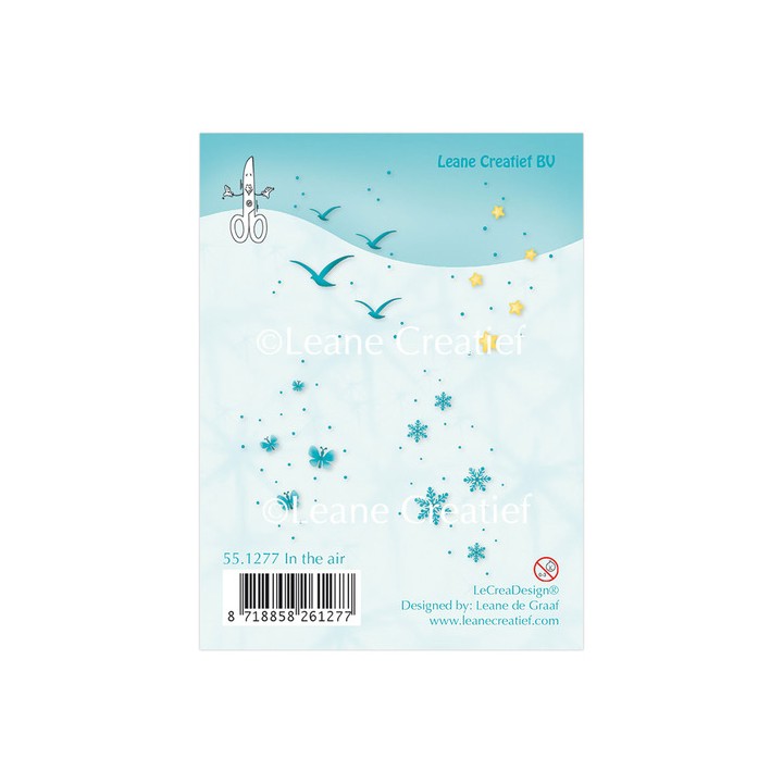 (55.1277)Clear stamp In the air