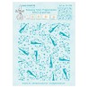 (35.1338)Embossing folder Champagne bottles