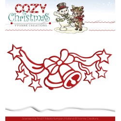 (YCD10037)Yvonne Creations die Cozy Christmas Jingle bells