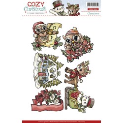 (YCCS10004)Stamps - Yvonne Creations Cozy Christmas