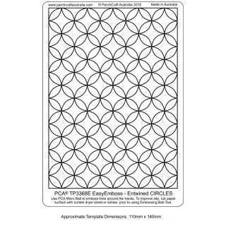 (TP3368E)EasyEmboss Entwined Circles (Background)