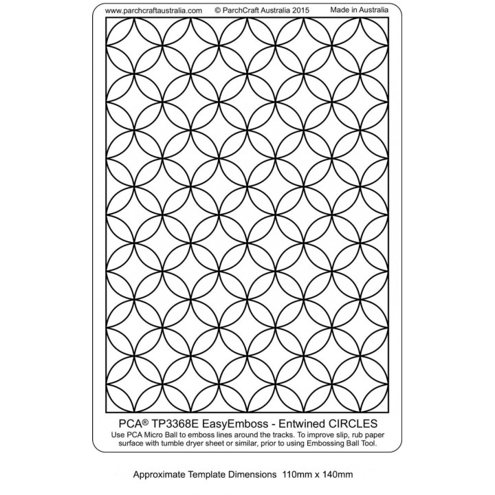 (TP3368E)EasyEmboss Entwined Circles (Background)