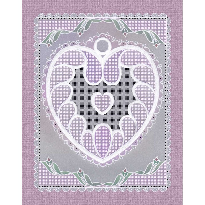(TP3373E)EasyEmboss Teardrop Heart