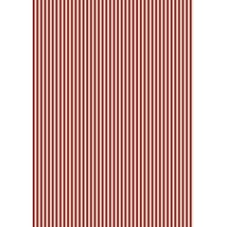 Pergamano Parchment paper stripes velvet red 5 s A4(61615)