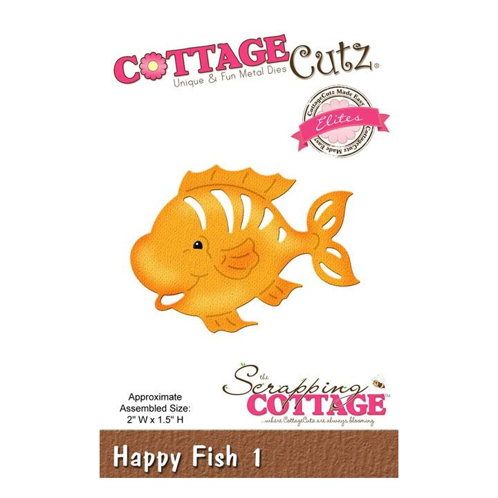 (CCE-272)Scrapping Cottage Happy Fish 1 (Elites)