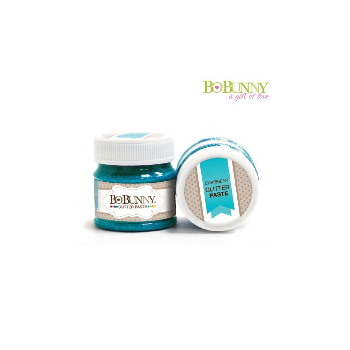 (12740916)Bo Bunny glitter paste caribbean