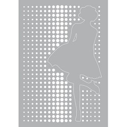 (470.802.024)Pronty Designs, 148 X 210 mm - Mask Stencil Dancing