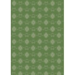 Pergamano  Vict ornamenten groene rozetten 1V (61833)