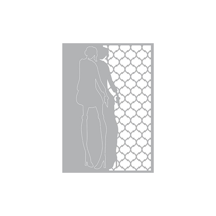 (470.802.020)Pronty Designs, 148 X 210 mm - Mask Stencil Fashion