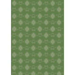 Pergamano  Ornamente Grüne Rosetten 1B (61833)