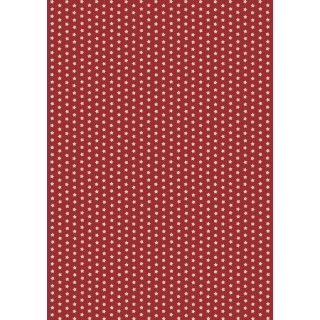 Pergamano Parchment paper stars velvet red 1 s A4(61822)