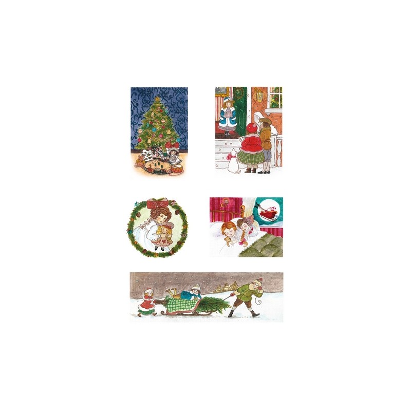 Pergamano   Viktorianische Weihnachtskinder 1B (61824)