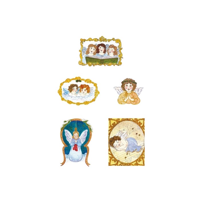 Pergamano Victorian Christmas angels 1S (61825)