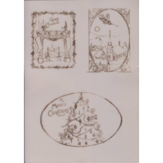 Pergamano Viktorianische Weihnachten Linien 1B (61830)